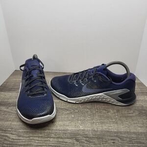 Nike Metcon 4 Womens Size 9.5 Blue Outdoor Running Walking Shoes Sneakers
